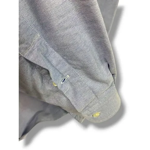 3XLT Ralph Lauren Mens Tall Button Down Blue Oxford Shirt Classic Fit - Picture 6 of 8